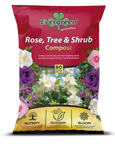 Compost - Evergreen Rose Tree & Shrub 60L